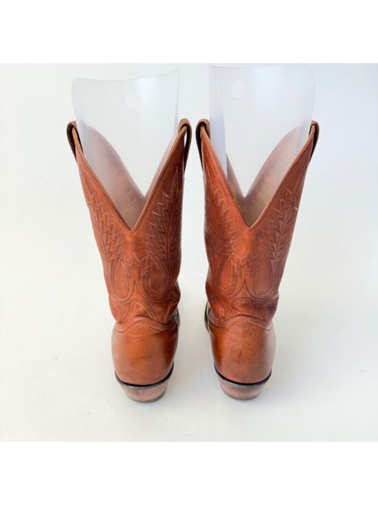 Boulet Western Boots Made in Canada Brown Leather Roper Round Toe Men’s Size 10 main image 4